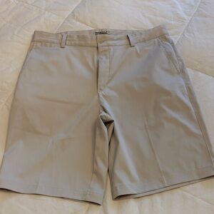 Men's Tan Nike Golf Flat Front Shorts